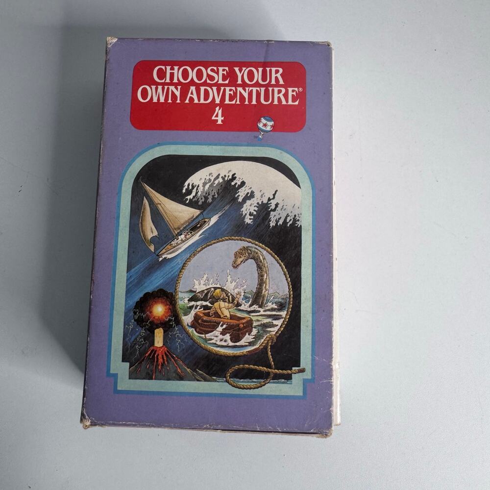 RARE Choose Your Own Adventure Box Set # 4 1980s Slip Case  Bantam